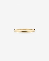 Oval Bangle in 10kt Yellow Gold