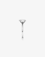 2.00 Carat TW Oval Cut Laboratory-Grown Diamond Solitaire Engagement Ring in 14kt White Gold