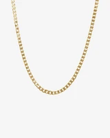 55cm (22") 4.5mm-5mm Width Curb Chain in 10kt Yellow Gold