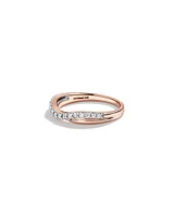 Wedding Ring with 0.25 Carat TW of Diamonds in 14kt Rose Gold