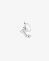 Letter Z Initial Pendant in Sterling Silver
