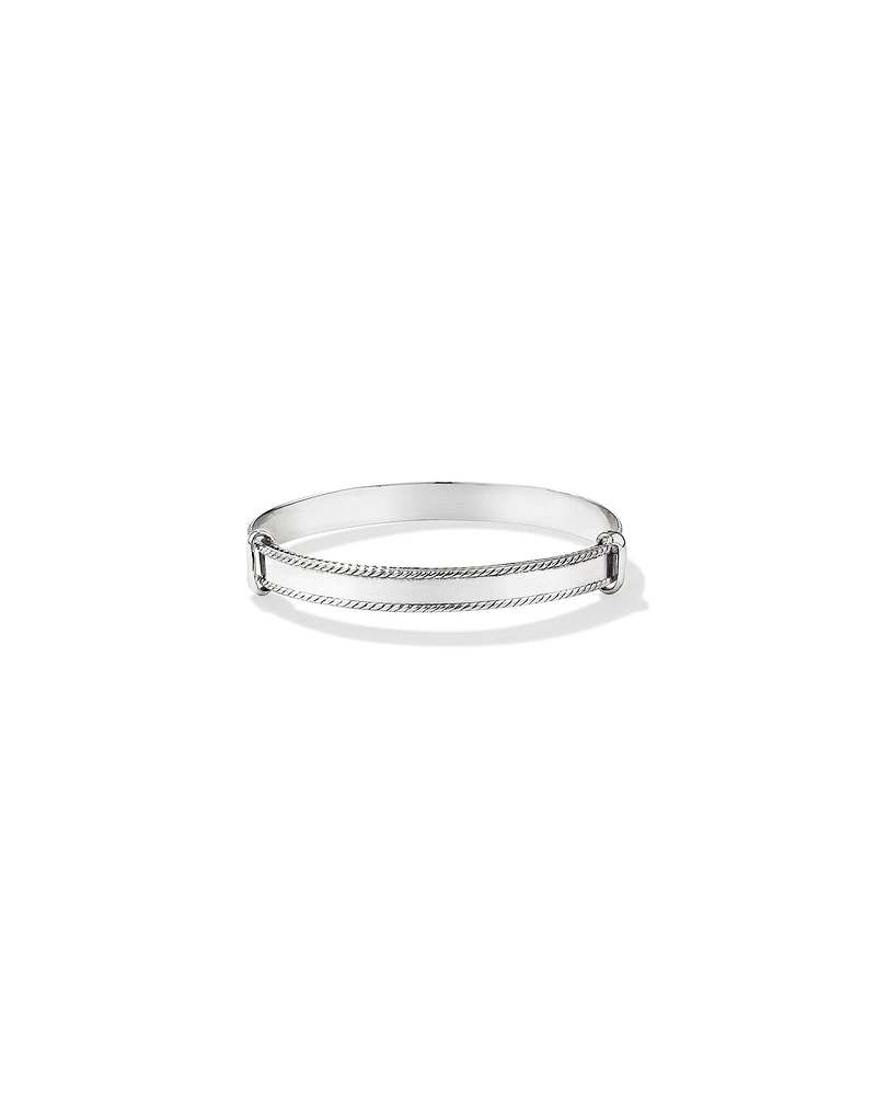 42mm Expandable Baby Bangle in Sterling Silver