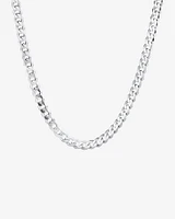 55cm (22") 5.5mm Width Curb Chain in Sterling Silver