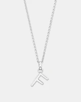 "Z" Initial Pendant in Sterling Silver