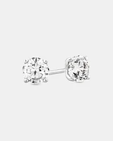 1.00 Carat TW Diamond Solitaire Stud Earrings in 18kt White Gold