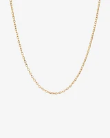 50cm (20") Oval Belcher Chain in 10kt Yellow Gold