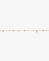 Station Bracelet with Opal & Diamonds in 10kt Yellow Gold