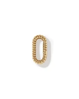 Twisted Paperclip Pendant Connector in 10k Yellow Gold