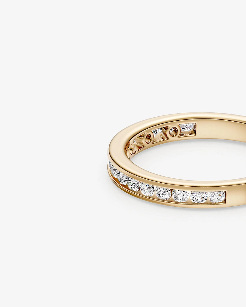 Wedding Band with 0.50 Carat TW of Diamonds in 14kt Yellow Gold