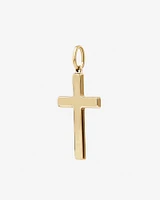 Large Cross Pendant in 10kt Yellow Gold