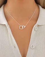 45cm (18") Triple Pendant Necklace in Sterling Silver