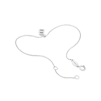 19cm (7.5") N Initial Bracelet in Sterling Silver