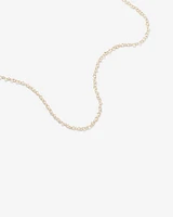 Heart Link Fancy Chain Necklace in 10kt Yellow Gold