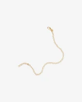 Heart Link Fancy Chain Bracelet in 10kt Yellow Gold