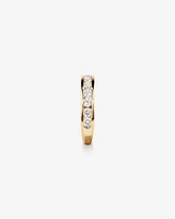 1.00 Carat TW Channel Set Round Brilliant Laboratory-Grown Diamond Wedding Ring in 14kt Yellow Gold