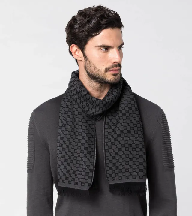 Porsche Design Luxe PD-Icon Chequered Scarf