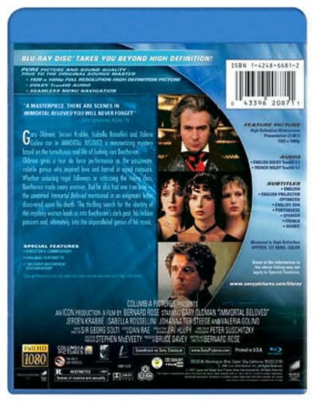 Immortal Beloved [Blu-ray]