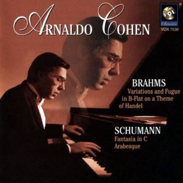 Brahms: Variations and Fugue in B flat on a Theme of Handel; Schumann: Fantasia in C; Arabesque