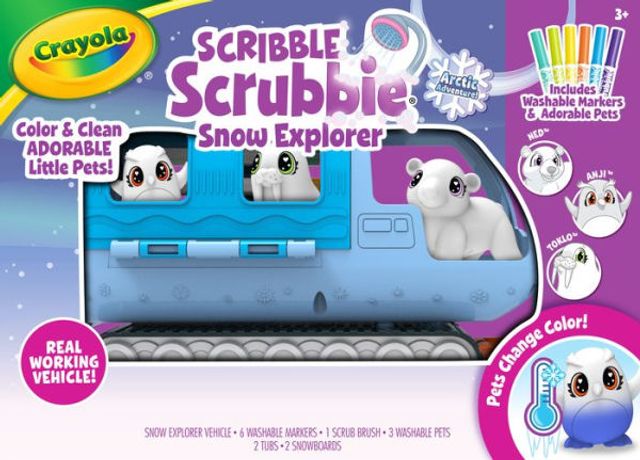 Color Changing Scribble Scrubbies Artic Snow Explorers