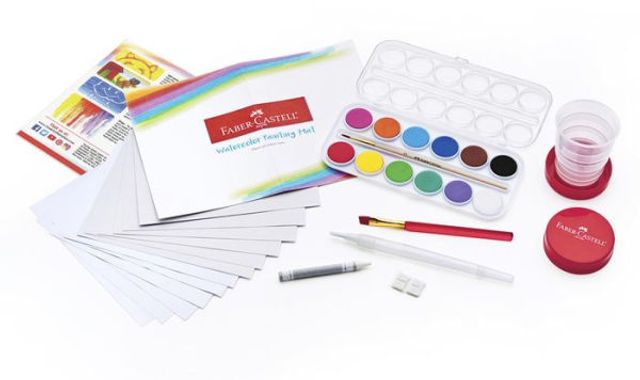 Young Artist Learn to Watercolor