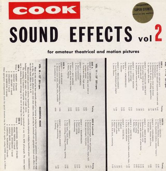 Sound Effects, Vol. 2 [Simithsonian Folkways]