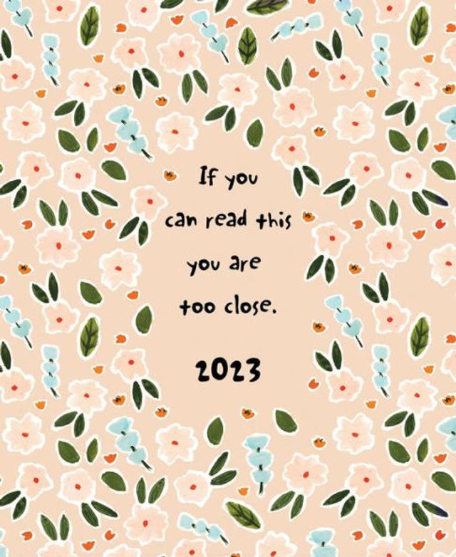 2022-2023 Chunky Planner Pink Floral If You Can Read This