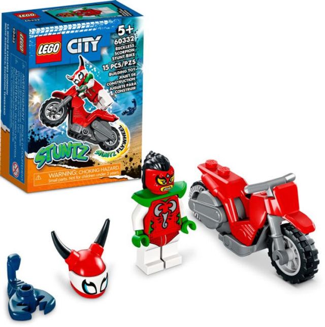 LEGO City Stuntz Reckless Scorpion Stunt Bike 60332