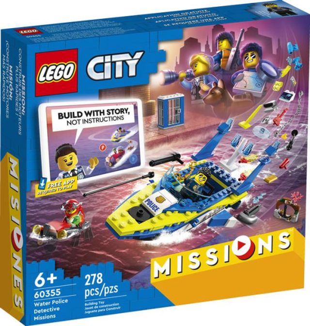 LEGO City Missions Water Police Detective Missions 60355