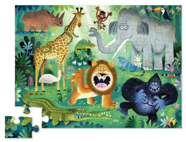 Very Wild Animals 36 Piece Floor Jigsaw Puzzle