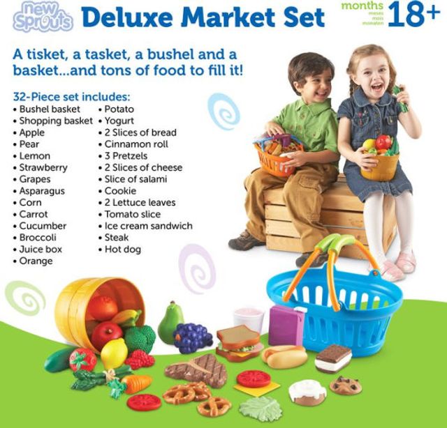 Learning Resources New Sprouts Deluxe Market Set