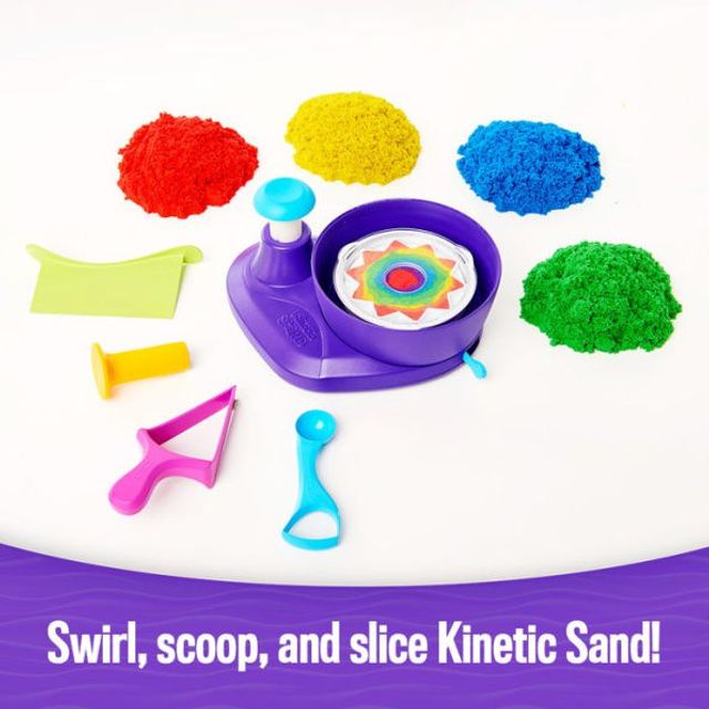 Kinetic Sand Swirl N Surprise Sand Kit English Version