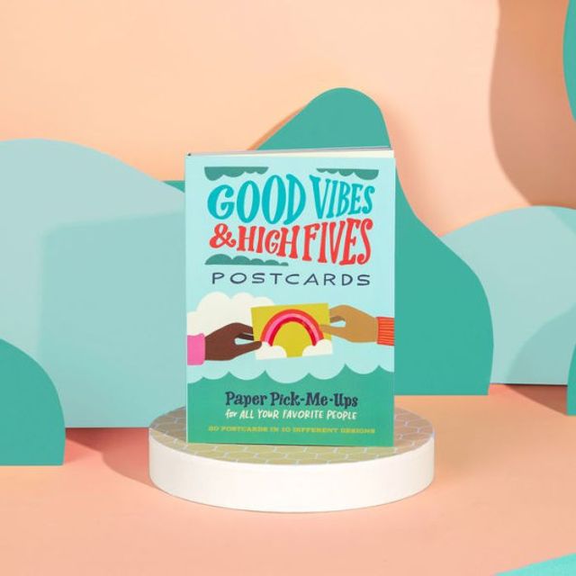 Good Vibes Postcard Book