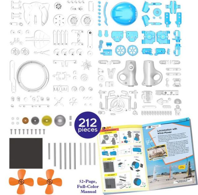 WindBots: 6-in-1 Wind-Powered Machine Kit