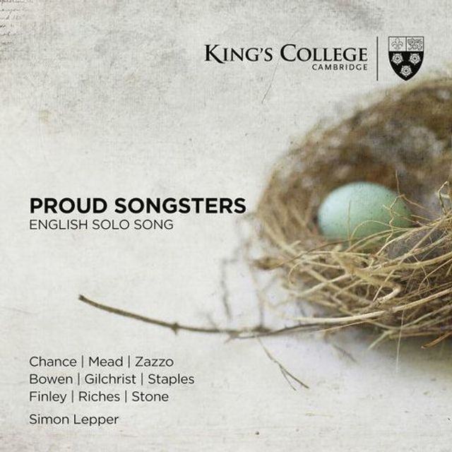 Proud Songsters: English Solo Song