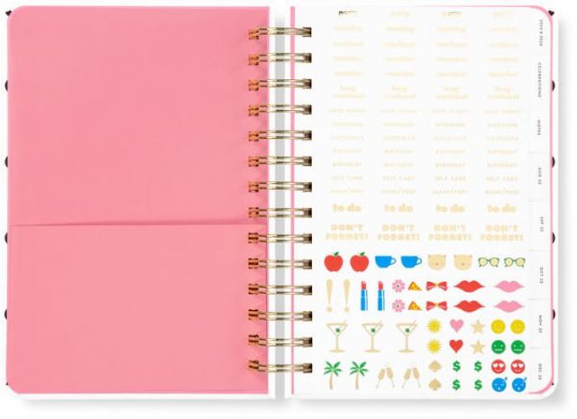 kate spade new york 17 Month Mega Planner, Bookshelf + Cat (Exclusive) by  Lifeguard Press, Inc.