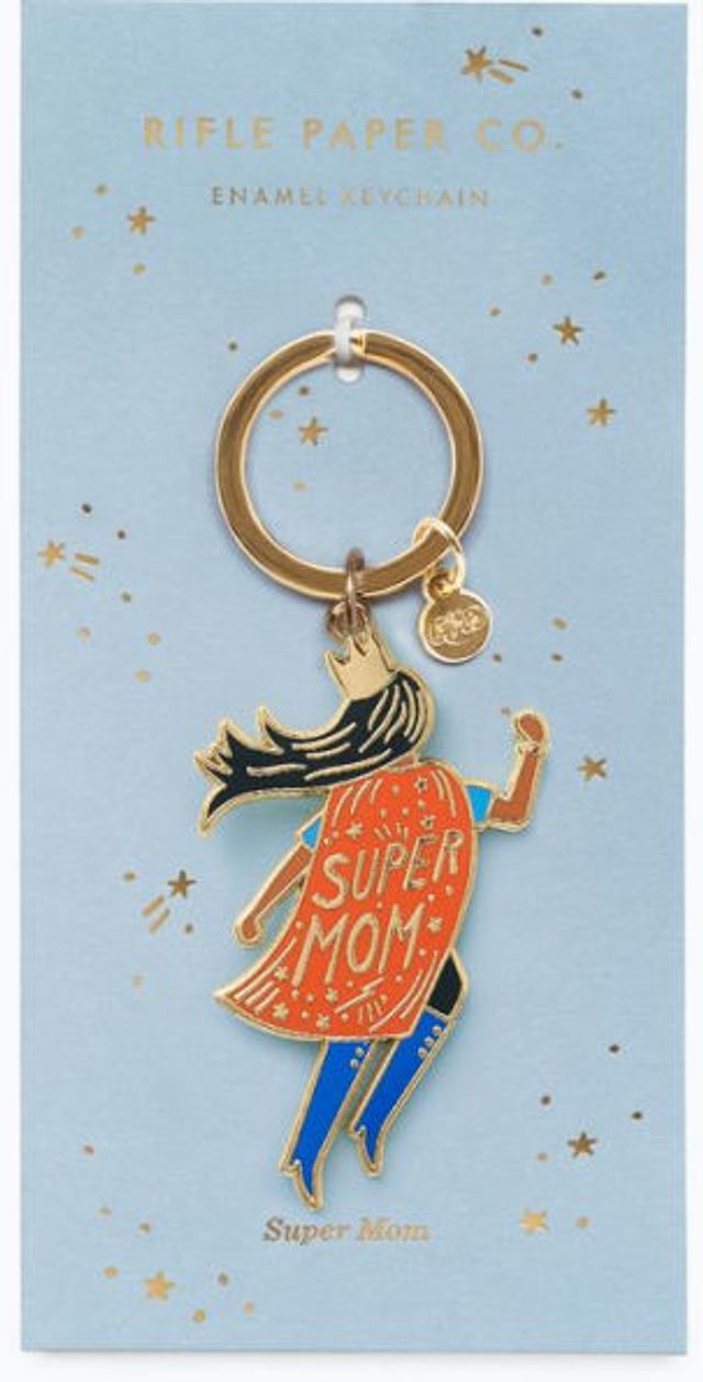 Soaring Super Mom Keychain