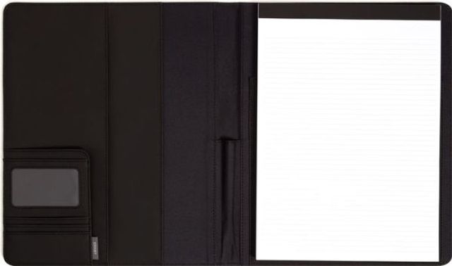 U Brands FSC Padfolio With Business Card Holder and Pen Loop