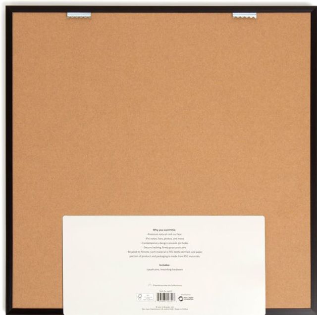 U Brands Cork Bulletin Board
