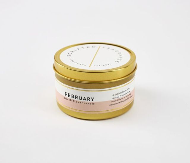 February Primrose Candle in Tin