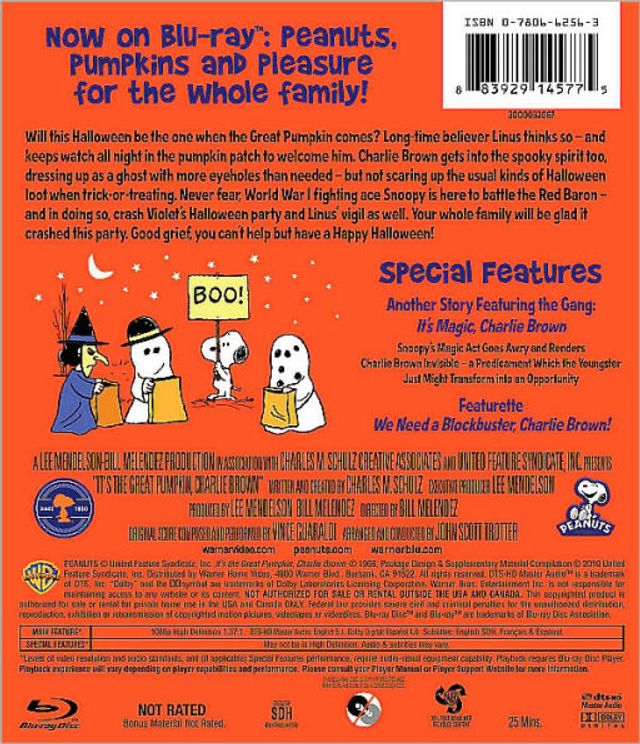 It's the Great Pumpkin Charlie Brown [Deluxe Edition] [Blu-ray]