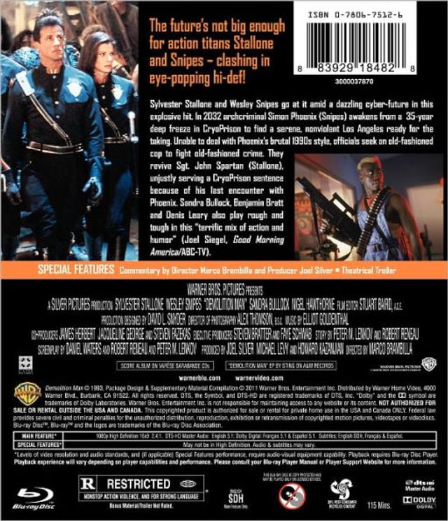 Demolition Man [Blu-ray]