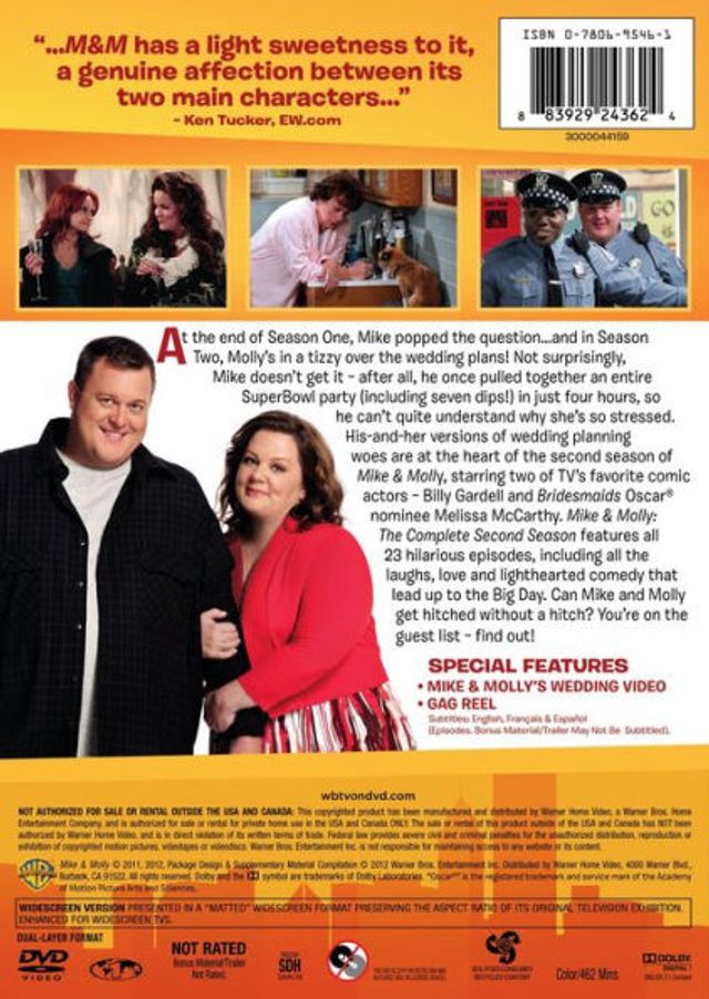 Mike & Molly: The Complete Second Season [3 Discs]