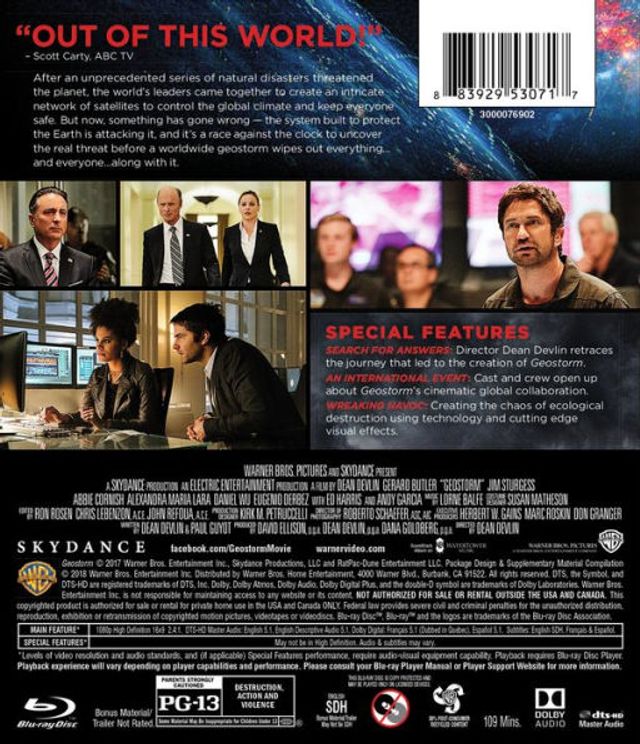 Geostorm [Blu-ray]