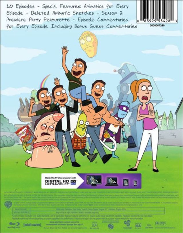 Rick and Morty: Season 2 [Blu-ray]