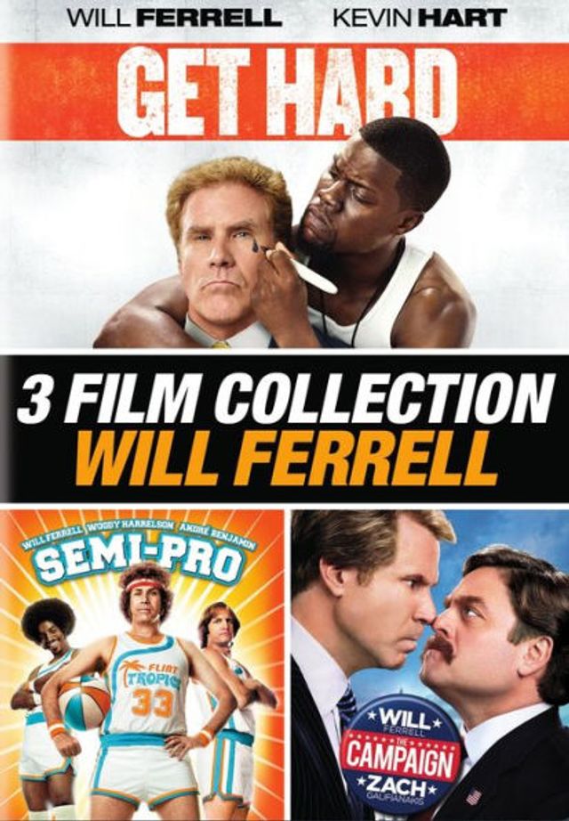 3 Film Collection: Will Ferrell - Get Hard/Semi-Pro/The Campaign [2 Discs]