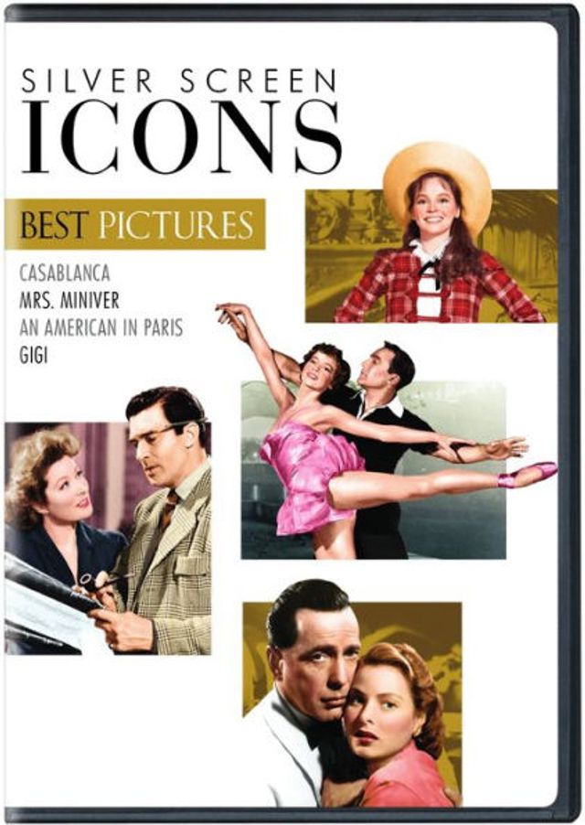 Silver Screen Icons: Best Pictures- Casablanca/Mrs. Miniver/An American in Paris/Gigi [4 Discs]