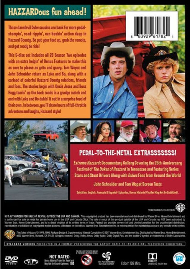 The Dukes of Hazzard: The Complete Second Season