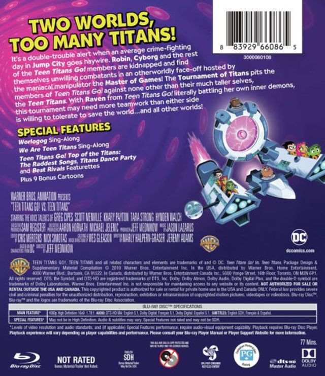 Teen Titans Go! Vs. Teen Titans [Blu-ray]