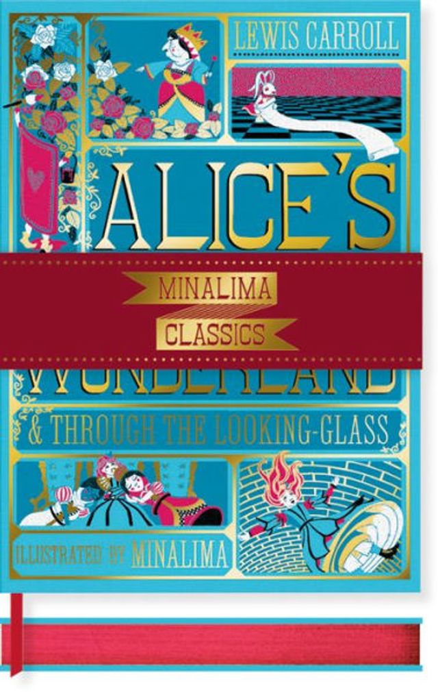 Deluxe Journal Mina Lima Classic Alice in Wonderland Book Cover