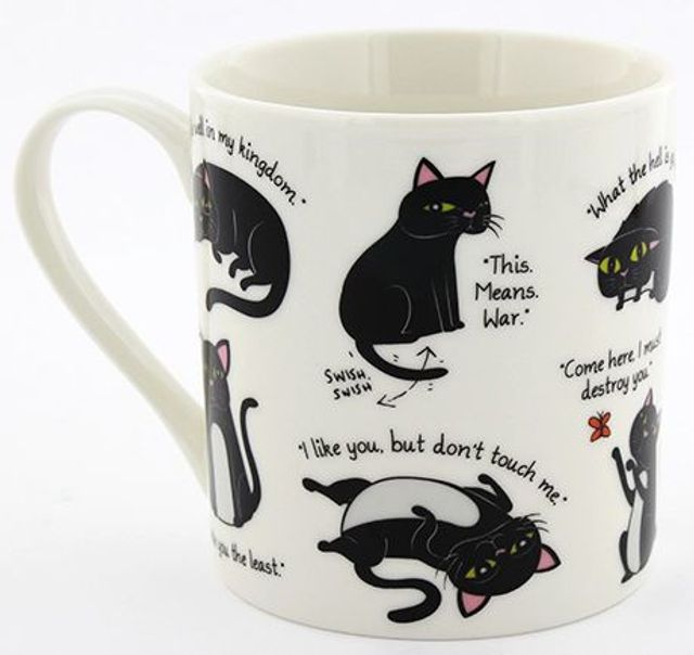 Cattitude Mug 12 oz